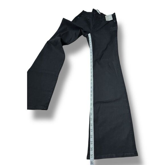 NWT Madewell Kick Out Full Length Jeans Black Midrise Flare Denim Women’s Sz 26 - Picture 7 of 16